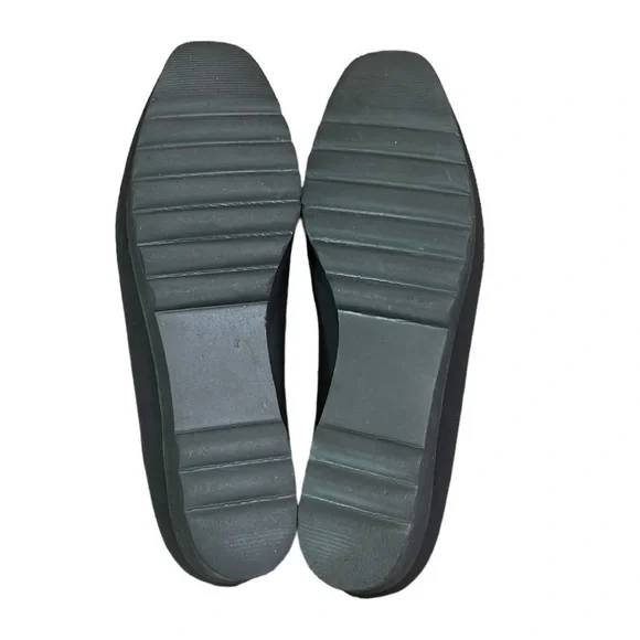 Peter Kaiser Stretch Loafers Scalloped Bottom Casual Comfy Women’s 6.5 Black - Picture 10 of 13